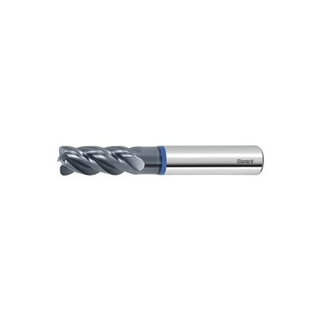 Garant Master INOX Solid Carbide Torus End Mill, for Stainless Steels, TiAlN Coated, 3/0.5 mm 206345 3/0,5